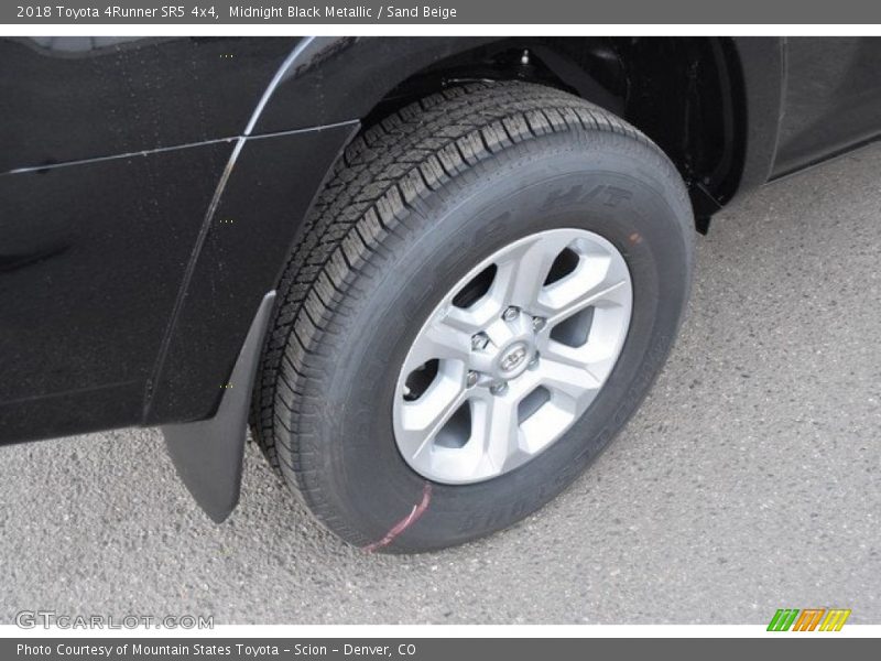 Midnight Black Metallic / Sand Beige 2018 Toyota 4Runner SR5 4x4