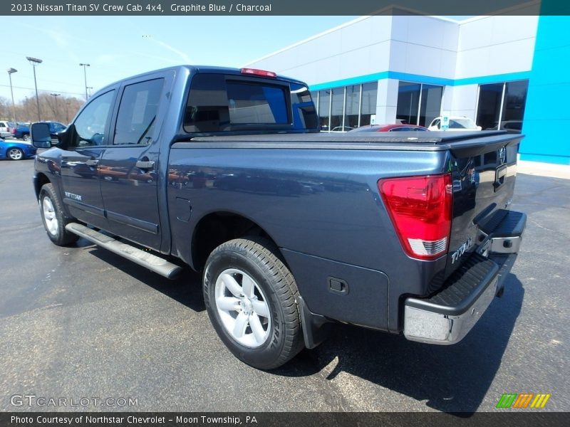 Graphite Blue / Charcoal 2013 Nissan Titan SV Crew Cab 4x4