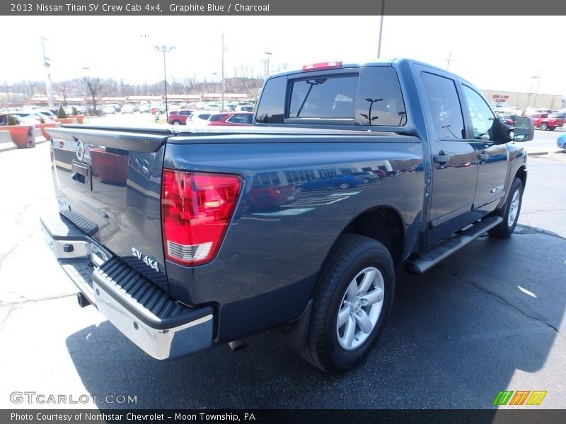 Graphite Blue / Charcoal 2013 Nissan Titan SV Crew Cab 4x4