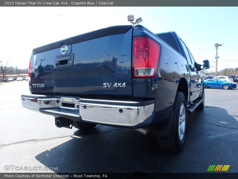 Graphite Blue / Charcoal 2013 Nissan Titan SV Crew Cab 4x4