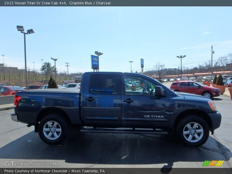 Graphite Blue / Charcoal 2013 Nissan Titan SV Crew Cab 4x4