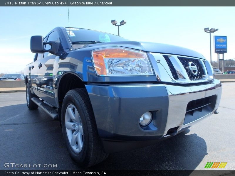 Graphite Blue / Charcoal 2013 Nissan Titan SV Crew Cab 4x4