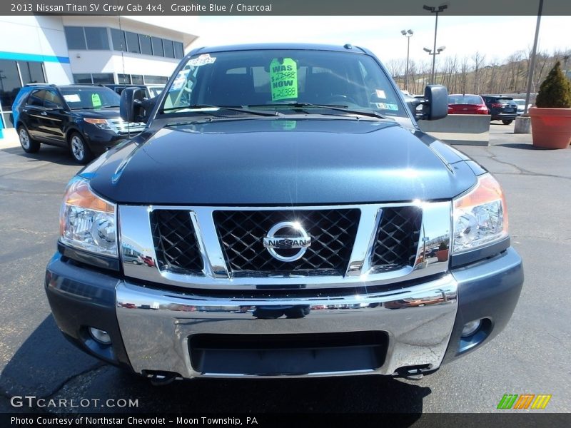 Graphite Blue / Charcoal 2013 Nissan Titan SV Crew Cab 4x4