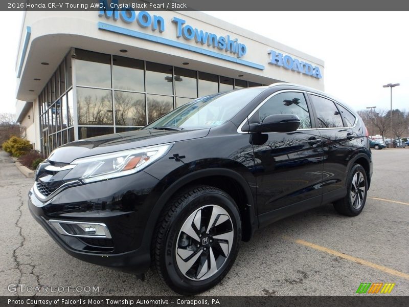 Crystal Black Pearl / Black 2016 Honda CR-V Touring AWD