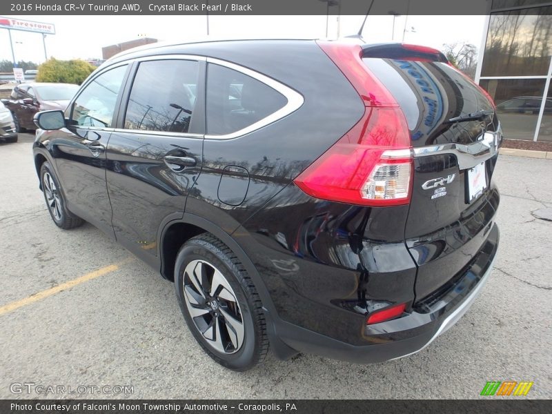 Crystal Black Pearl / Black 2016 Honda CR-V Touring AWD