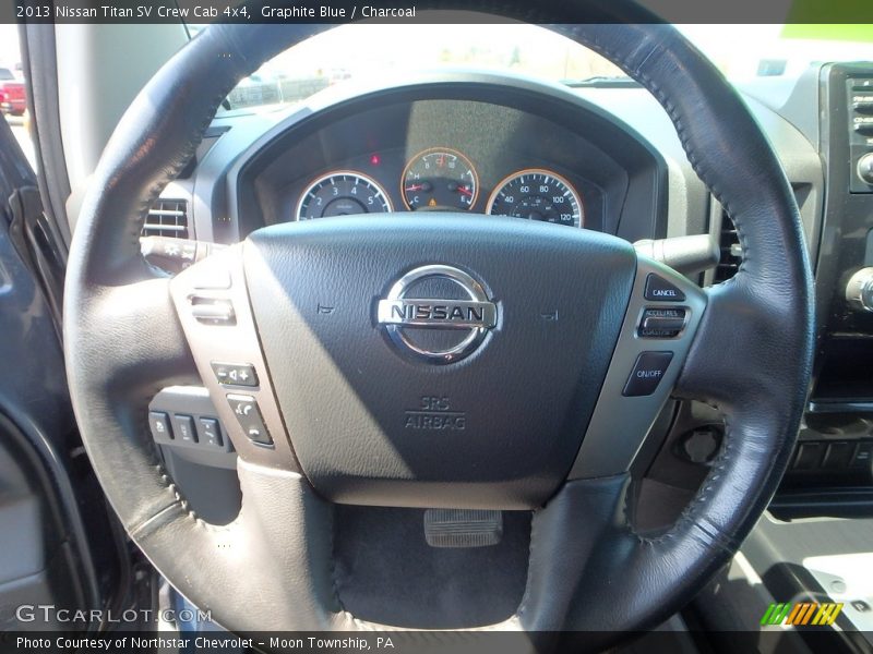 Graphite Blue / Charcoal 2013 Nissan Titan SV Crew Cab 4x4