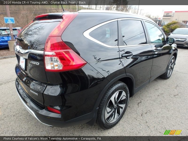 Crystal Black Pearl / Black 2016 Honda CR-V Touring AWD