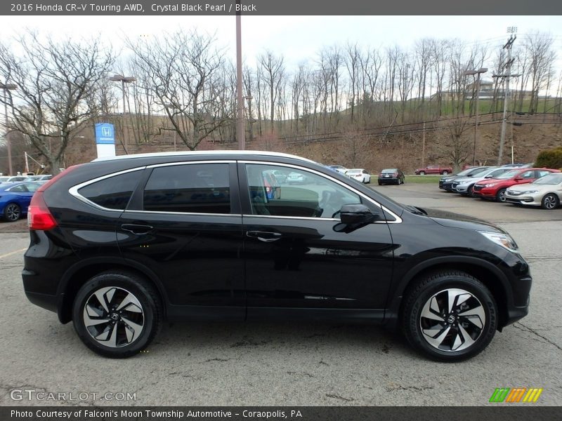 Crystal Black Pearl / Black 2016 Honda CR-V Touring AWD