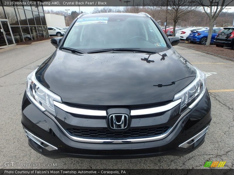 Crystal Black Pearl / Black 2016 Honda CR-V Touring AWD