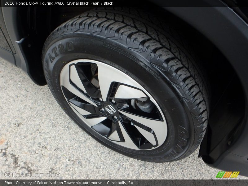 Crystal Black Pearl / Black 2016 Honda CR-V Touring AWD
