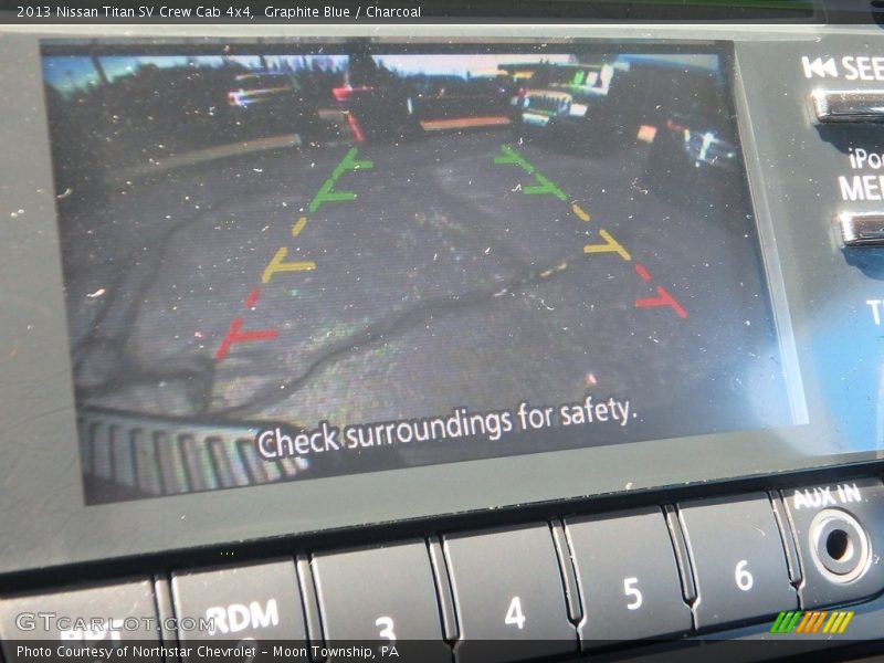 Graphite Blue / Charcoal 2013 Nissan Titan SV Crew Cab 4x4