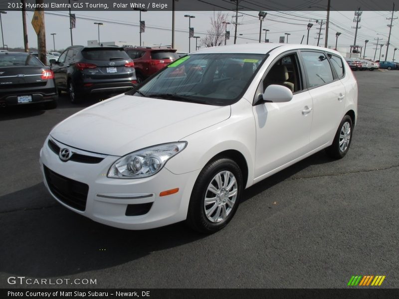Polar White / Beige 2012 Hyundai Elantra GLS Touring