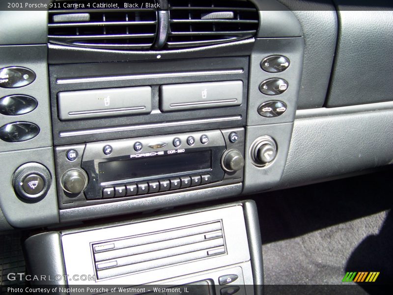 Black / Black 2001 Porsche 911 Carrera 4 Cabriolet