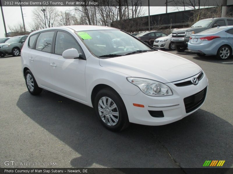 Polar White / Beige 2012 Hyundai Elantra GLS Touring