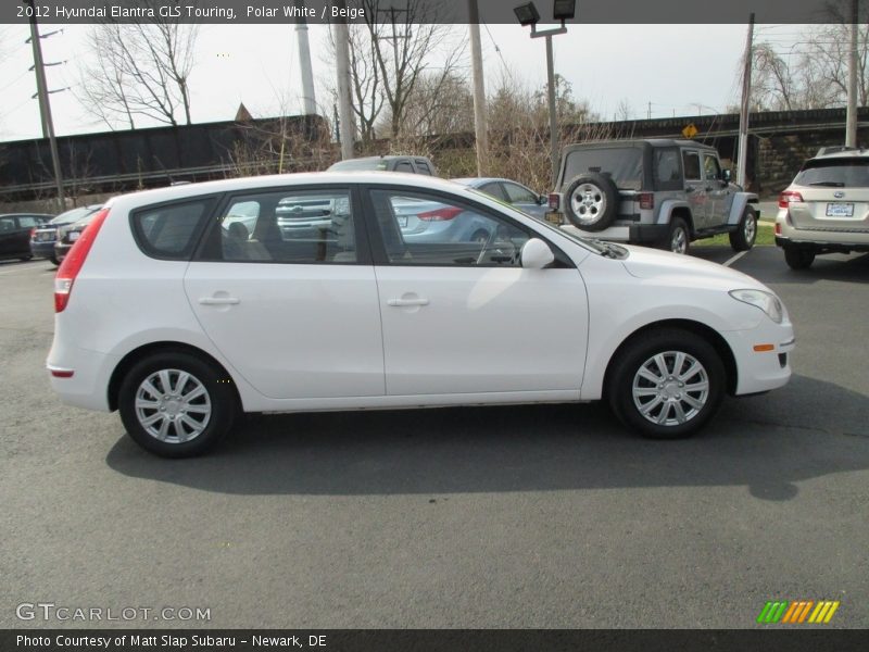 Polar White / Beige 2012 Hyundai Elantra GLS Touring