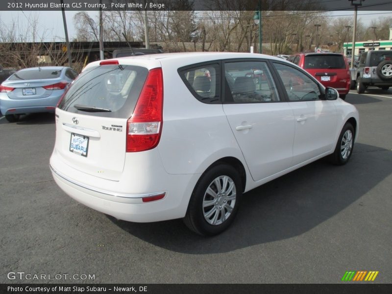 Polar White / Beige 2012 Hyundai Elantra GLS Touring