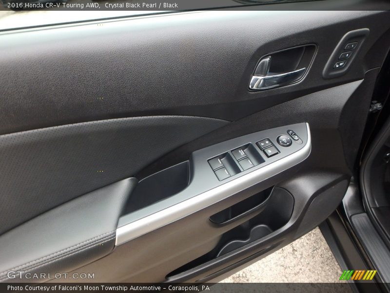 Crystal Black Pearl / Black 2016 Honda CR-V Touring AWD