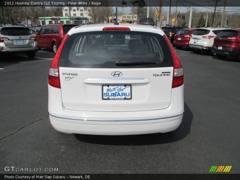 Polar White / Beige 2012 Hyundai Elantra GLS Touring