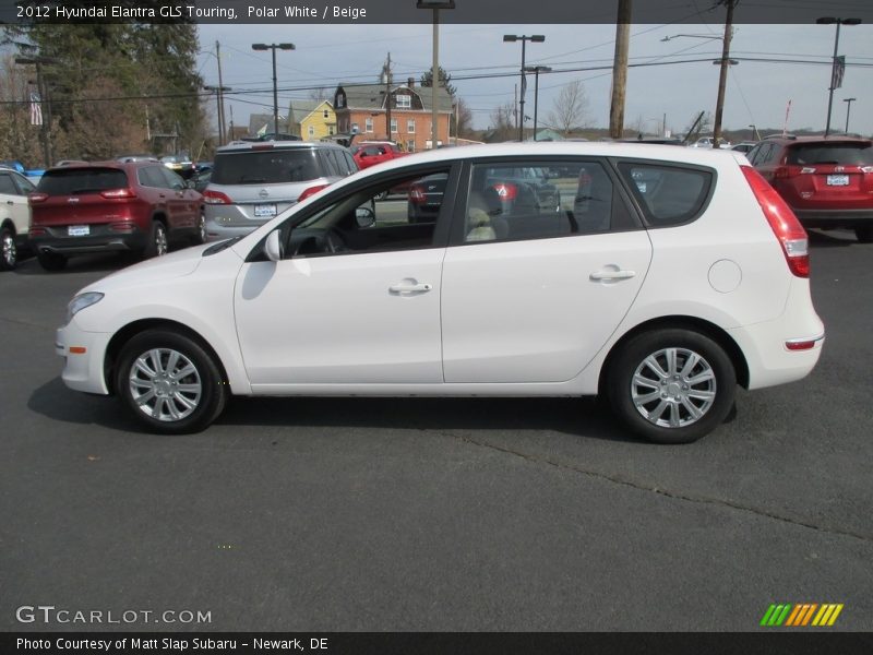 Polar White / Beige 2012 Hyundai Elantra GLS Touring