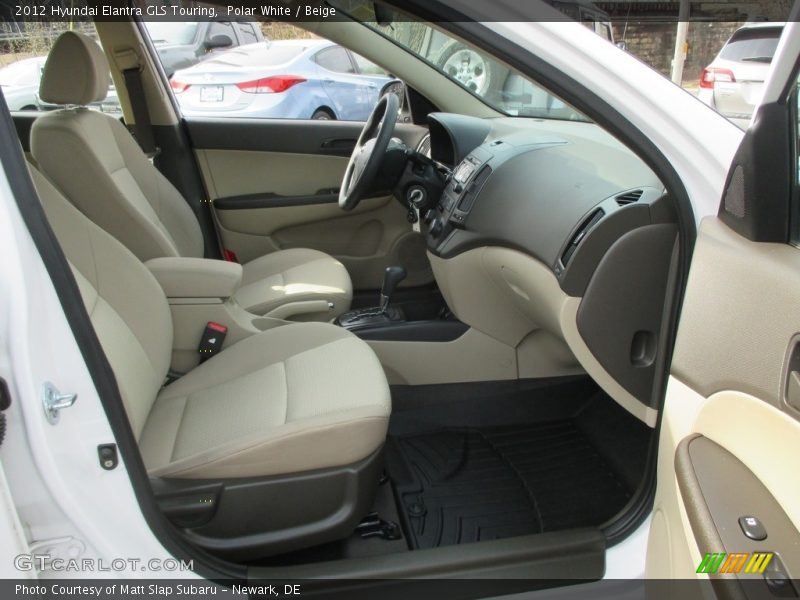 Polar White / Beige 2012 Hyundai Elantra GLS Touring