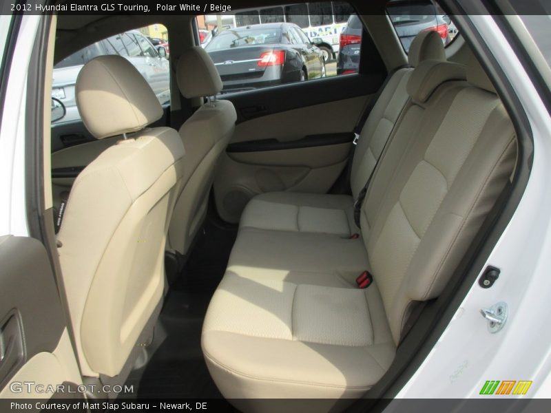 Polar White / Beige 2012 Hyundai Elantra GLS Touring