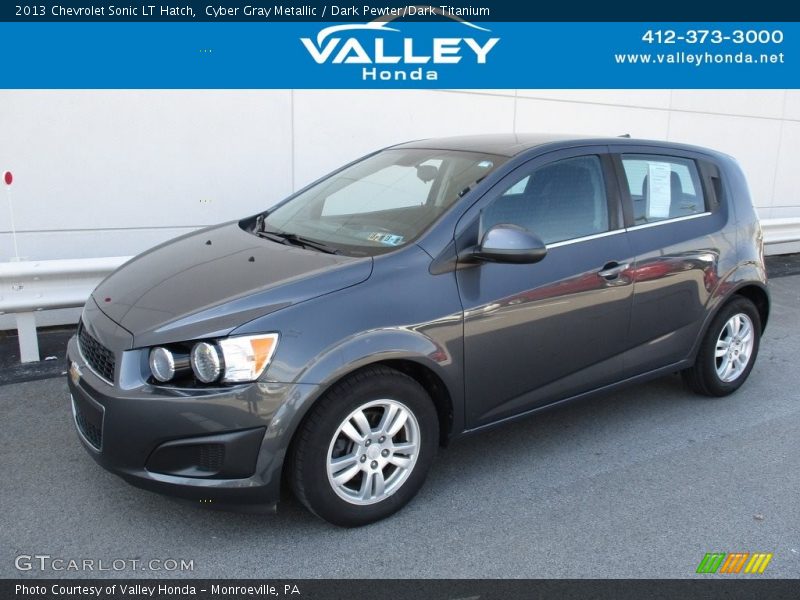 Cyber Gray Metallic / Dark Pewter/Dark Titanium 2013 Chevrolet Sonic LT Hatch