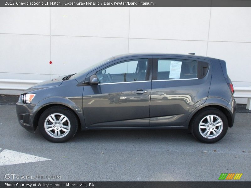 Cyber Gray Metallic / Dark Pewter/Dark Titanium 2013 Chevrolet Sonic LT Hatch