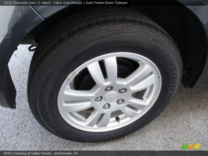 Cyber Gray Metallic / Dark Pewter/Dark Titanium 2013 Chevrolet Sonic LT Hatch