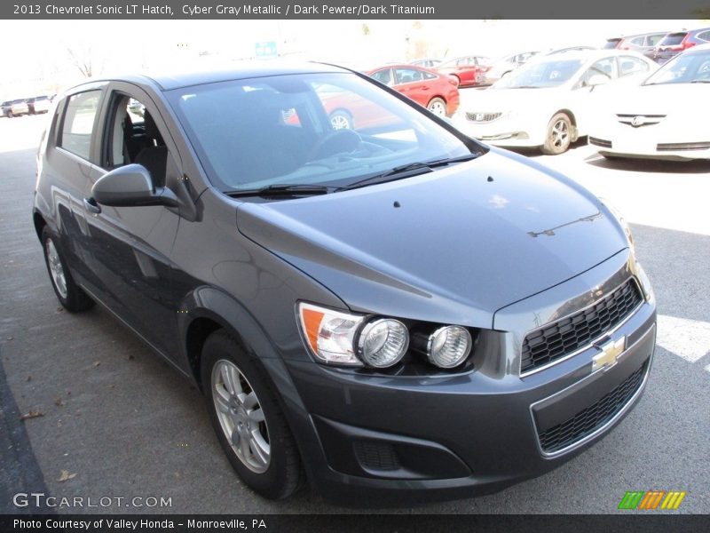 Cyber Gray Metallic / Dark Pewter/Dark Titanium 2013 Chevrolet Sonic LT Hatch