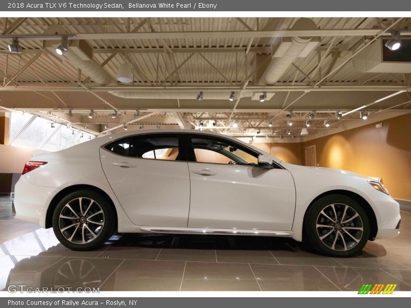 Bellanova White Pearl / Ebony 2018 Acura TLX V6 Technology Sedan
