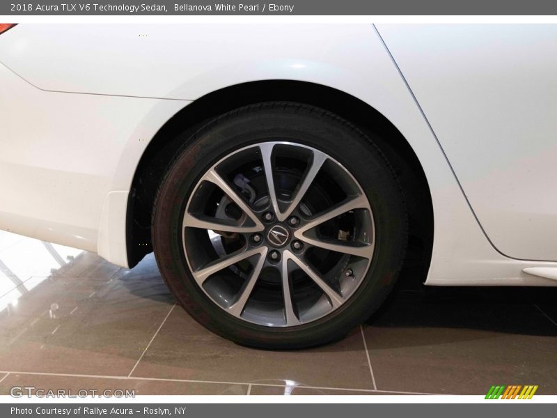 Bellanova White Pearl / Ebony 2018 Acura TLX V6 Technology Sedan