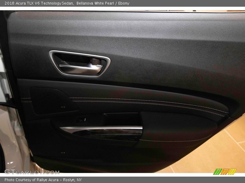 Bellanova White Pearl / Ebony 2018 Acura TLX V6 Technology Sedan