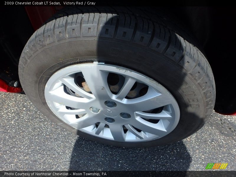 Victory Red / Gray 2009 Chevrolet Cobalt LT Sedan