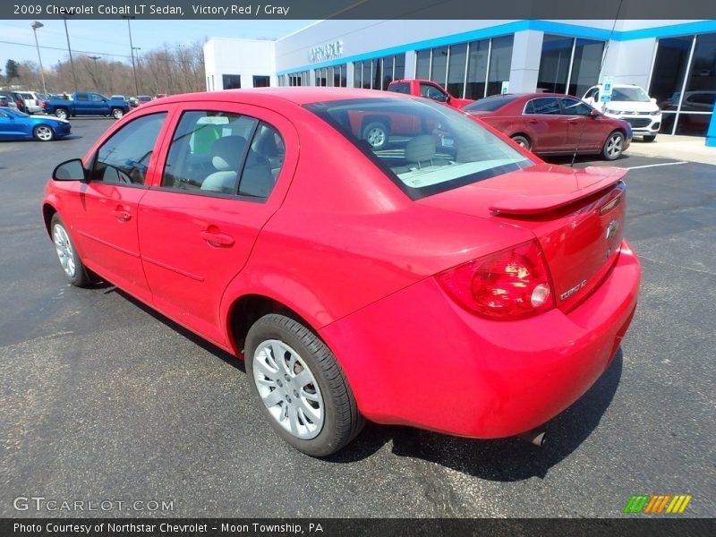 Victory Red / Gray 2009 Chevrolet Cobalt LT Sedan