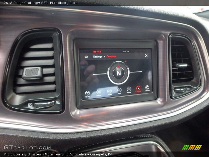 Pitch Black / Black 2018 Dodge Challenger R/T