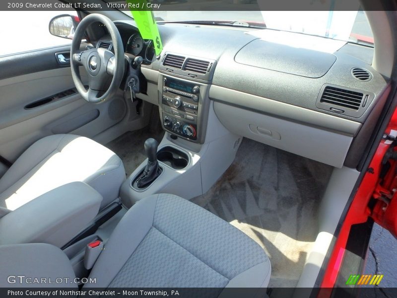 Victory Red / Gray 2009 Chevrolet Cobalt LT Sedan