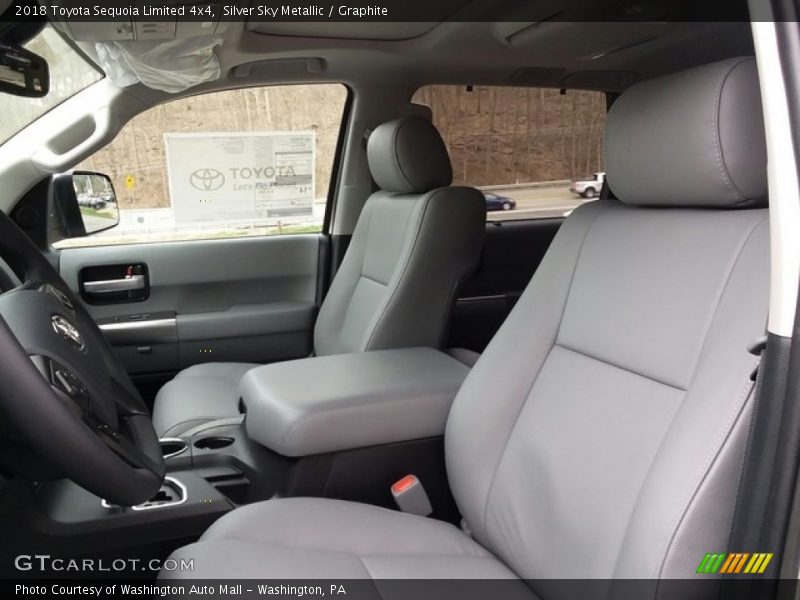 Front Seat of 2018 Sequoia Limited 4x4