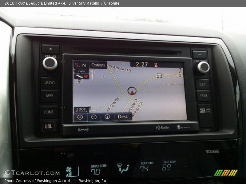 Navigation of 2018 Sequoia Limited 4x4
