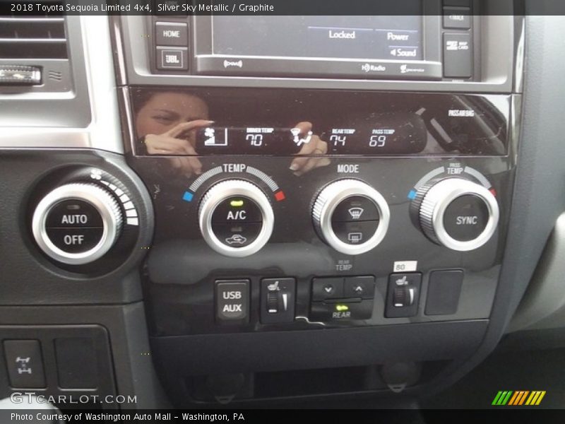 Controls of 2018 Sequoia Limited 4x4