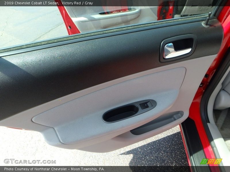 Victory Red / Gray 2009 Chevrolet Cobalt LT Sedan