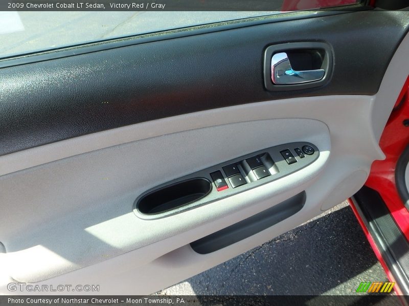 Victory Red / Gray 2009 Chevrolet Cobalt LT Sedan