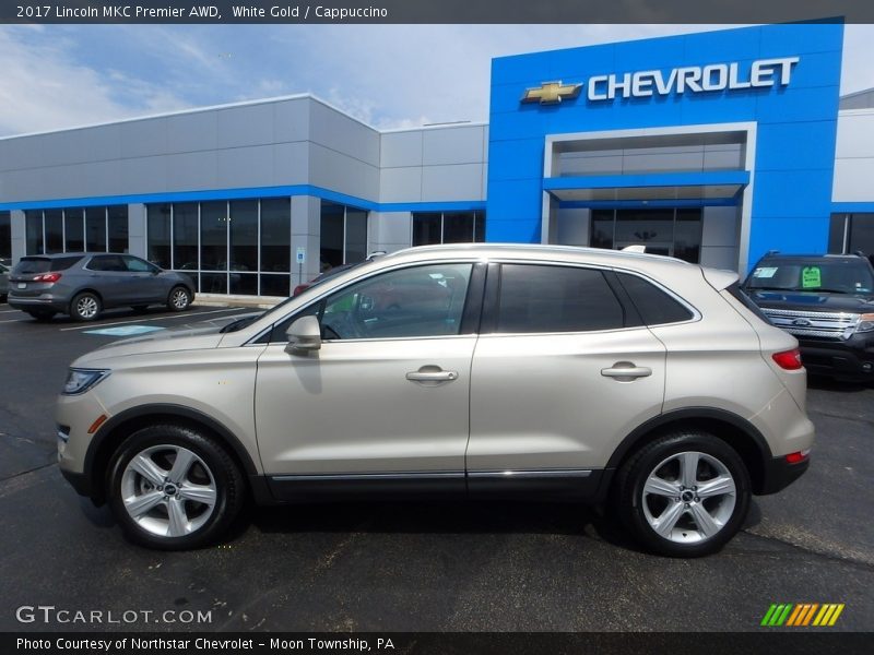 White Gold / Cappuccino 2017 Lincoln MKC Premier AWD