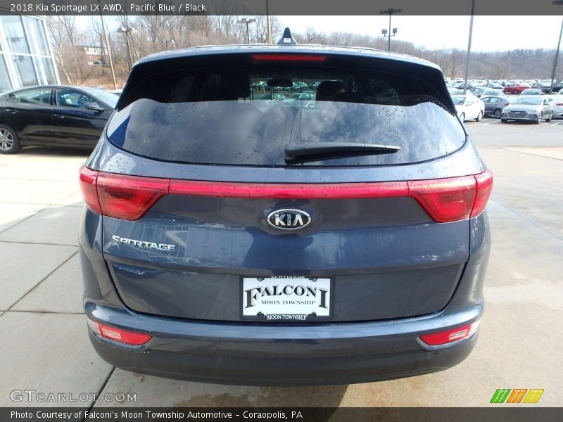 Pacific Blue / Black 2018 Kia Sportage LX AWD