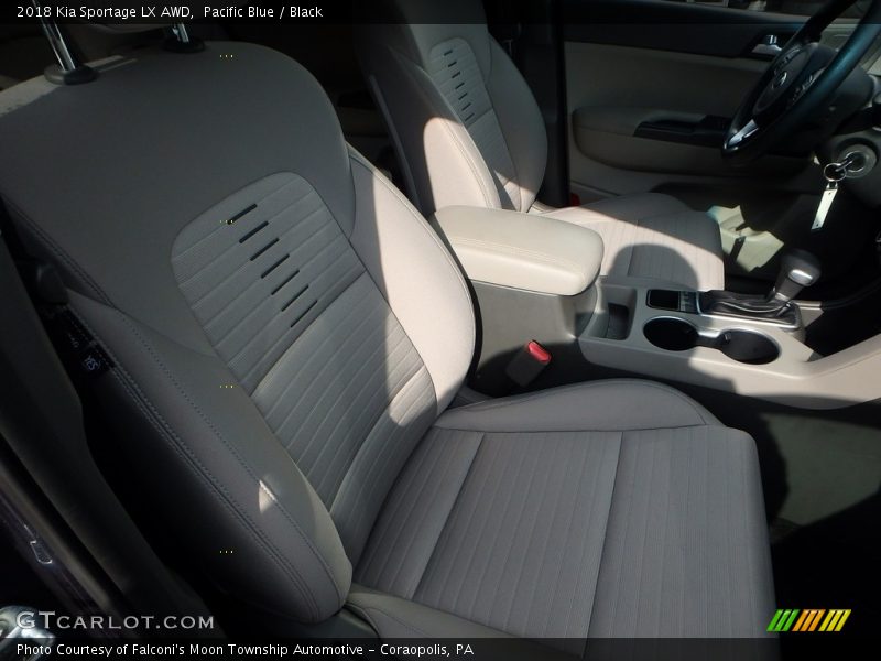 Pacific Blue / Black 2018 Kia Sportage LX AWD