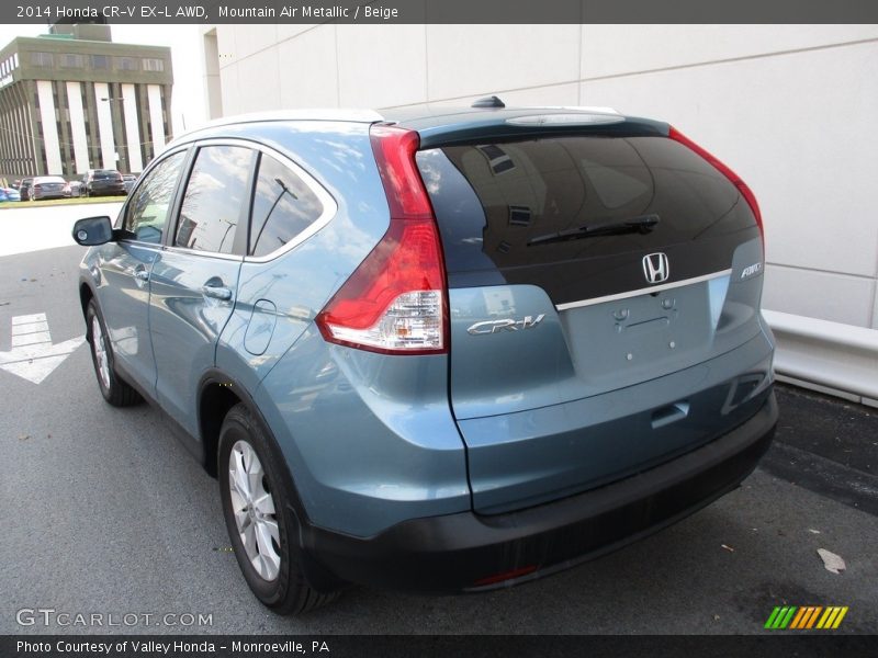 Mountain Air Metallic / Beige 2014 Honda CR-V EX-L AWD