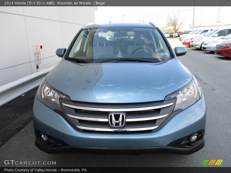 Mountain Air Metallic / Beige 2014 Honda CR-V EX-L AWD