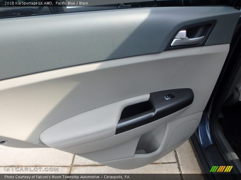 Pacific Blue / Black 2018 Kia Sportage LX AWD