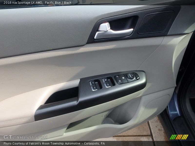 Pacific Blue / Black 2018 Kia Sportage LX AWD