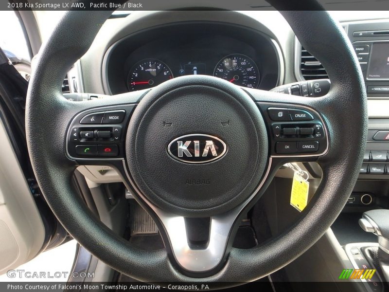 Pacific Blue / Black 2018 Kia Sportage LX AWD
