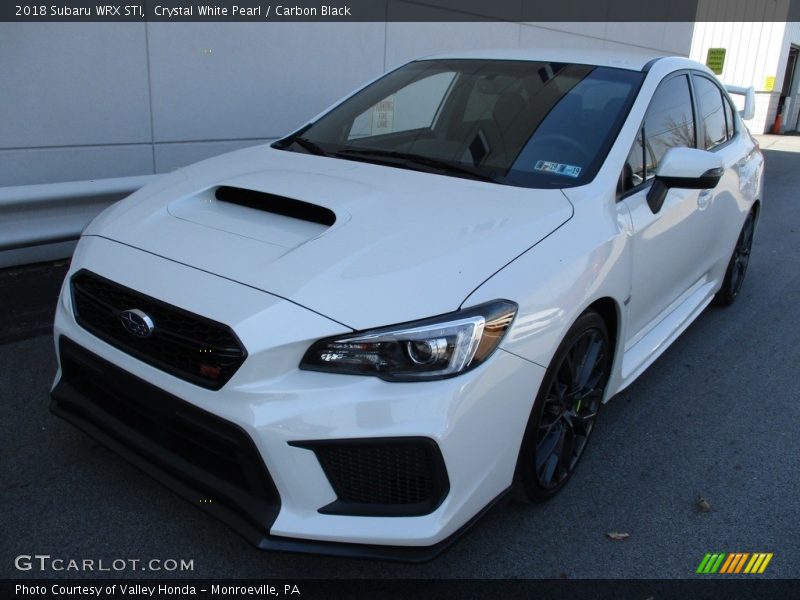  2018 WRX STI Crystal White Pearl